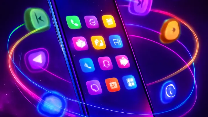 LUCKYNOVA COM Sleek smartphone floating in space